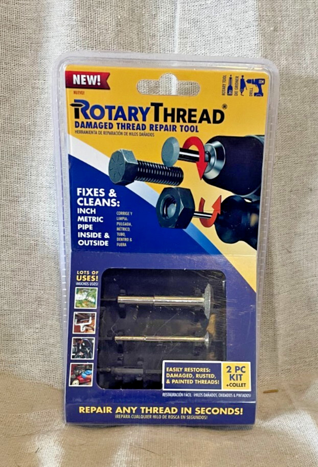 ROTARY THREAD Damaged Thread Repair Tool – Chase, Restore, Repair, and Clean
