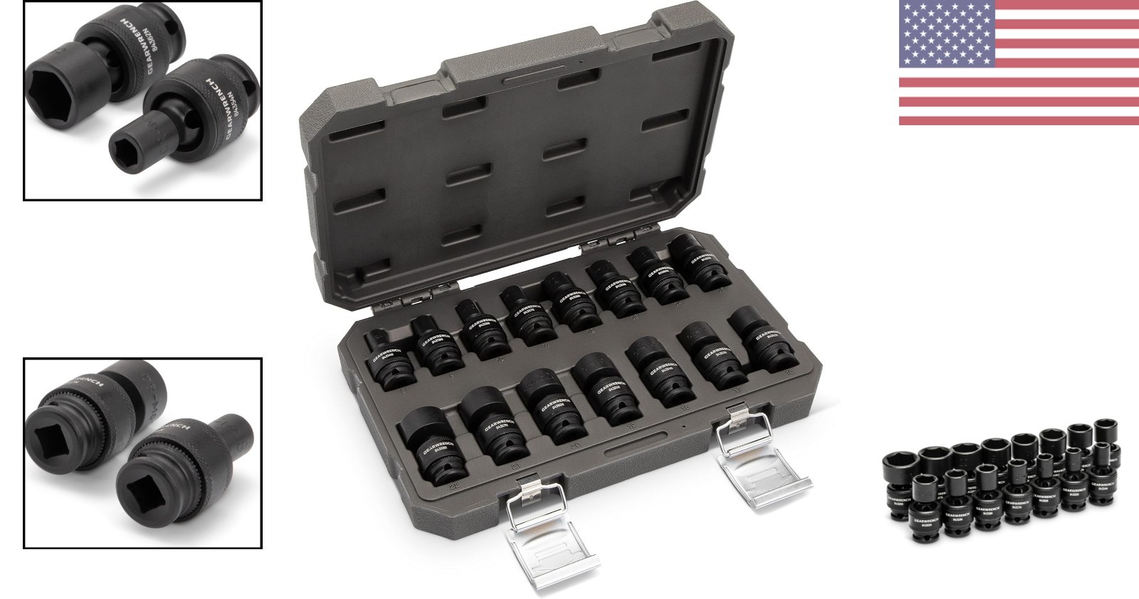 Heavy-Duty 15-Piece 3/8» Drive Impact Socket Set – Chrome Molybdenum Strength