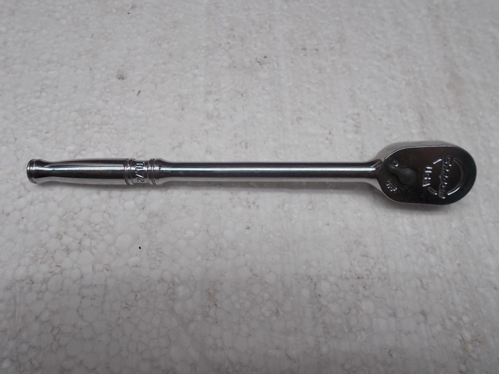 Snap-on tools 1/4″ drive Long Fixed Head Ratchet TL72F USA Nice!