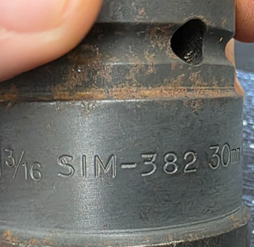 Snap-on SIM382 SAE 3/4″ Drive 1-3/16″ 6-Point Deep Impact Socket