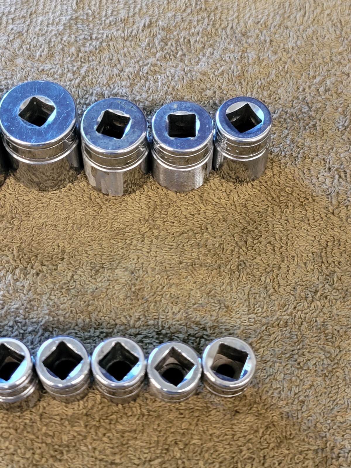 11 Snap-on F301 241 181 Socket Set 3/8″ Drive Sae 15/16 7/8 3/4 5/8 1/2 5/16 1/4