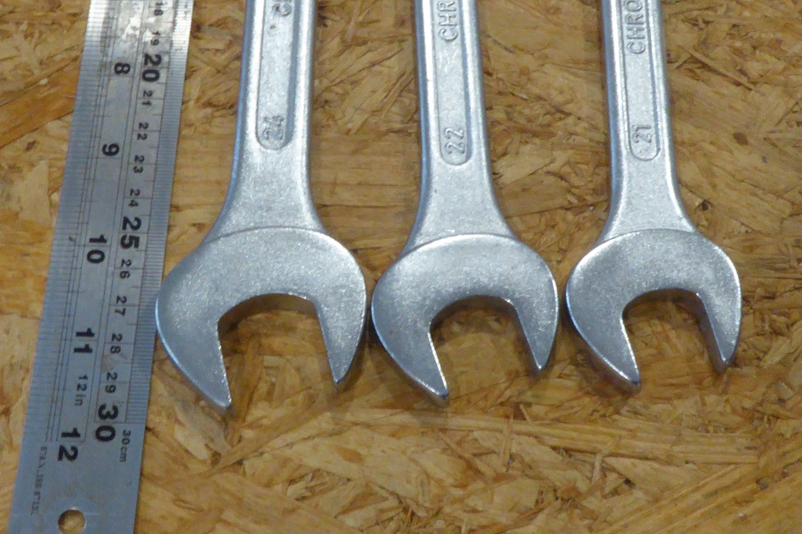 DIN 3113A set 15 metric combination spanners 6-24mm see listing for all sizes