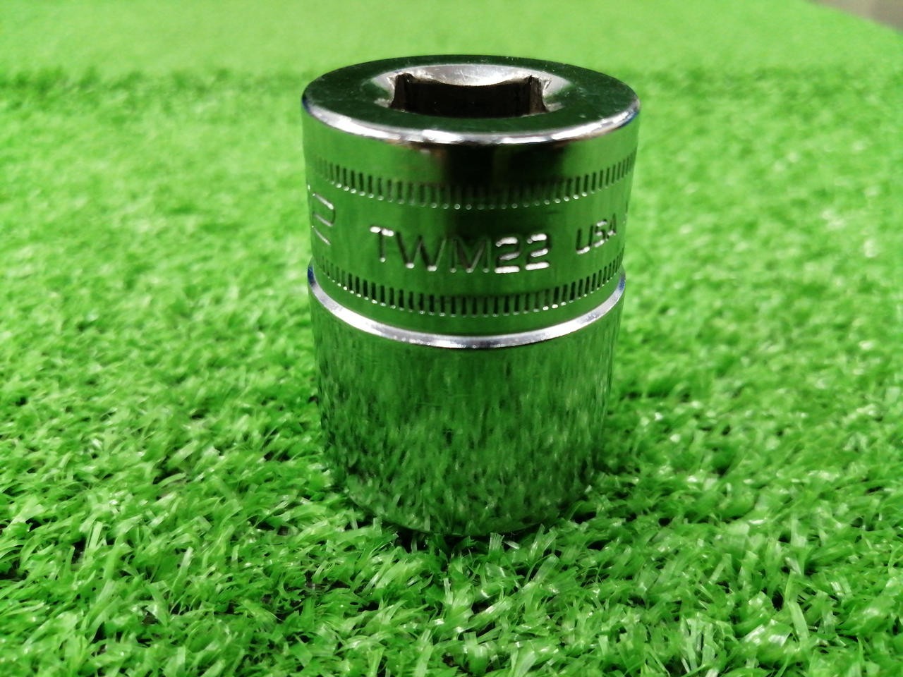 Snap-on TWM22 1/2″ Drive 6-Point Metric 22 mm Flank Drive Shallow Socket