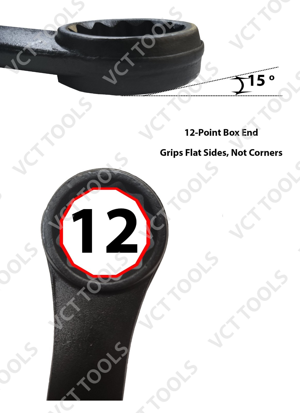 16‑Pc Metric Wrench Set 6–32mm | Heavy Duty Chrome Vanadium Combination