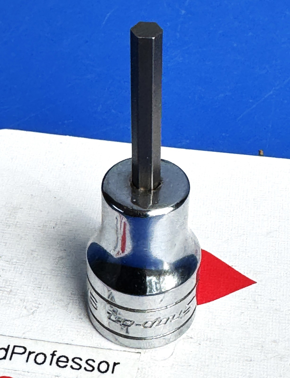 Snap-on 3/8″ Drive SAE Standard length 9/64″ Hex Driver socket FA4.5A New Bit