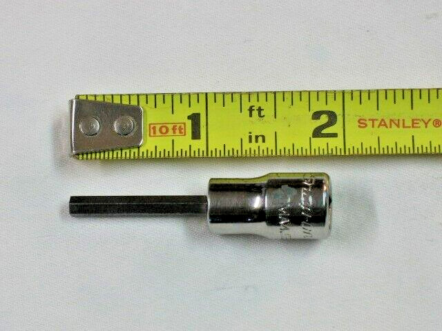 Snap-on – 1/4″ Drive 9/64″ Hex/Allen, Chrome Socket TMA4.5E