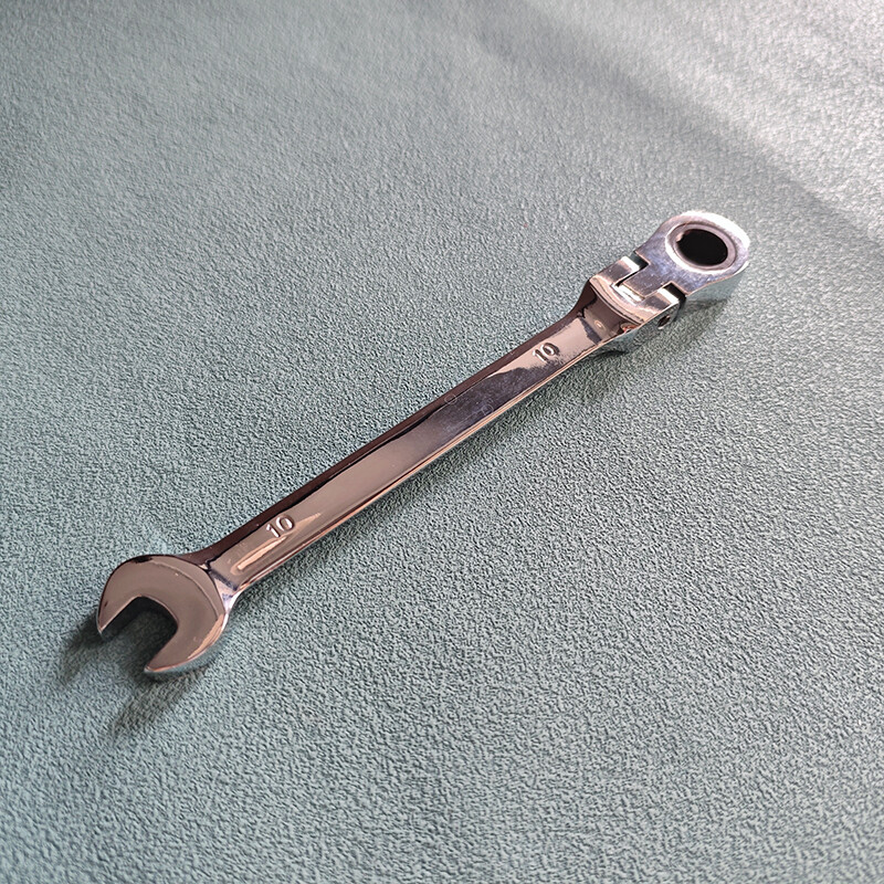 10mm Metric Flexible Head Ratcheting Wrench Spanner Tool Metric Flex Head