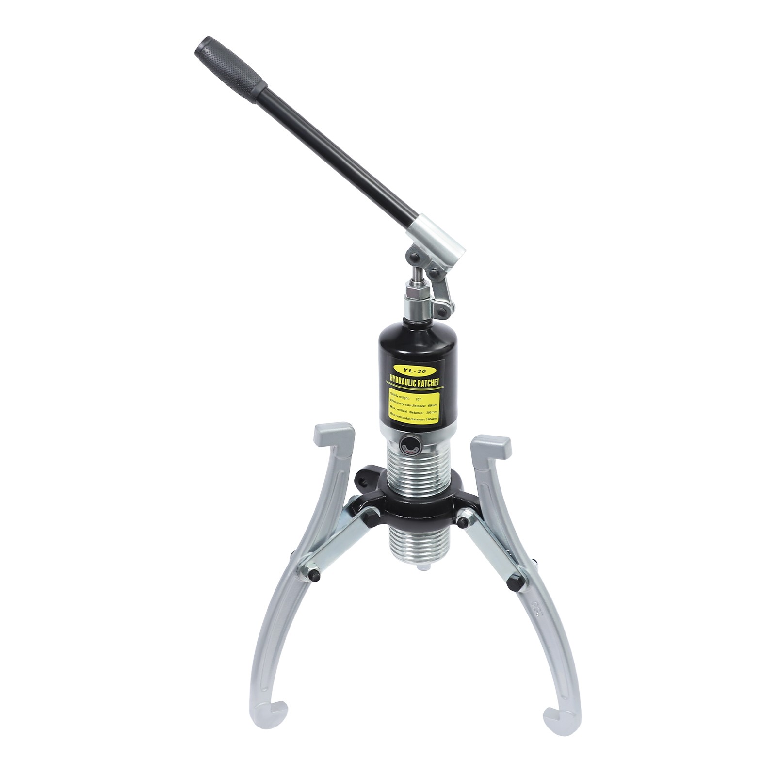 Hydraulic Bearing Puller, 20T Hydraulic Puller Kit 19.69*20.08in (L*H)