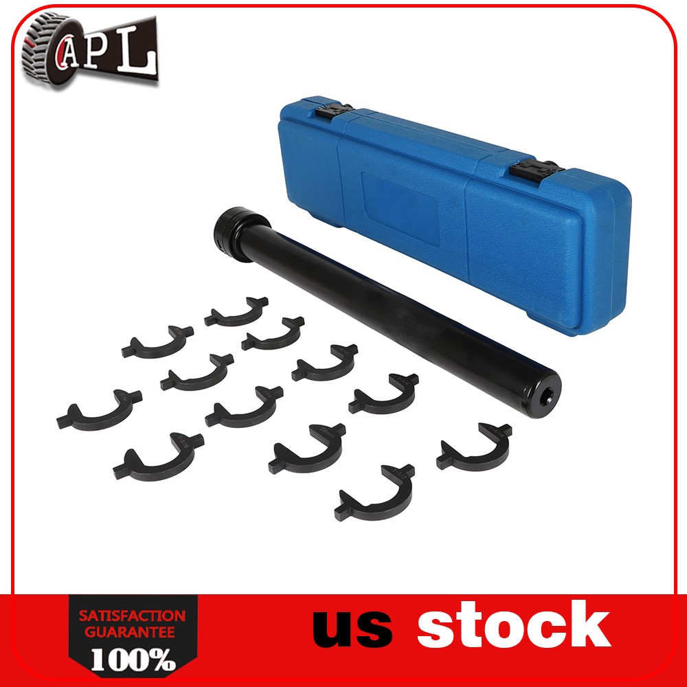 13pc Inner Tie Rod Removal Installation Tool Set with 12 SAE & Metric Adaptors