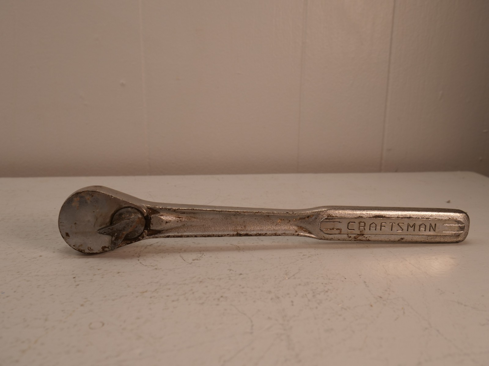 Vintage Craftsman 1/2″ Drive Ratchet 44970 Oil Port =V= Flying V Made in USA