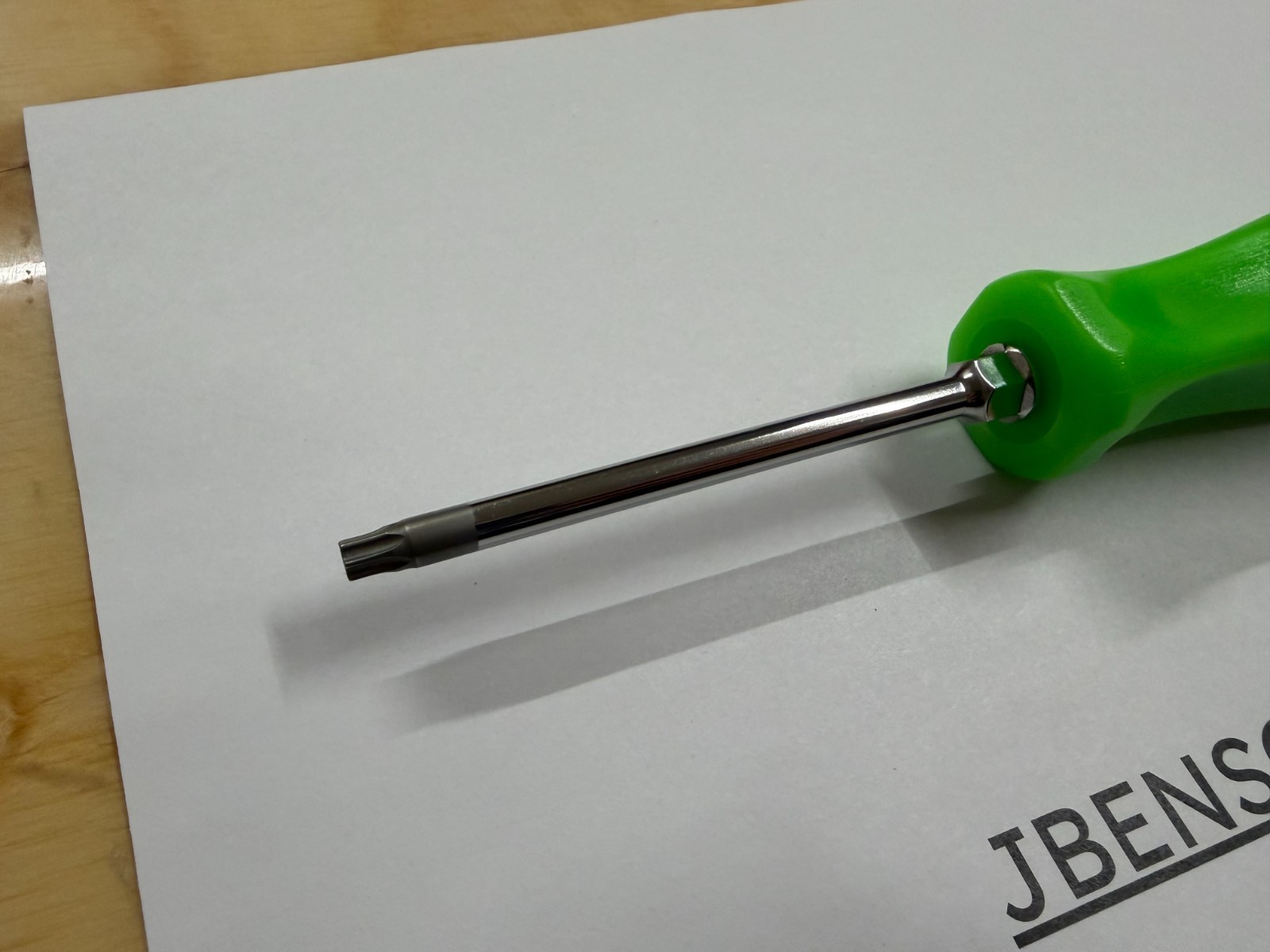 Snap-on Tools USA NEW RARE GREEN T30 Hard Grip Torx Screwdriver SDDTX430AG