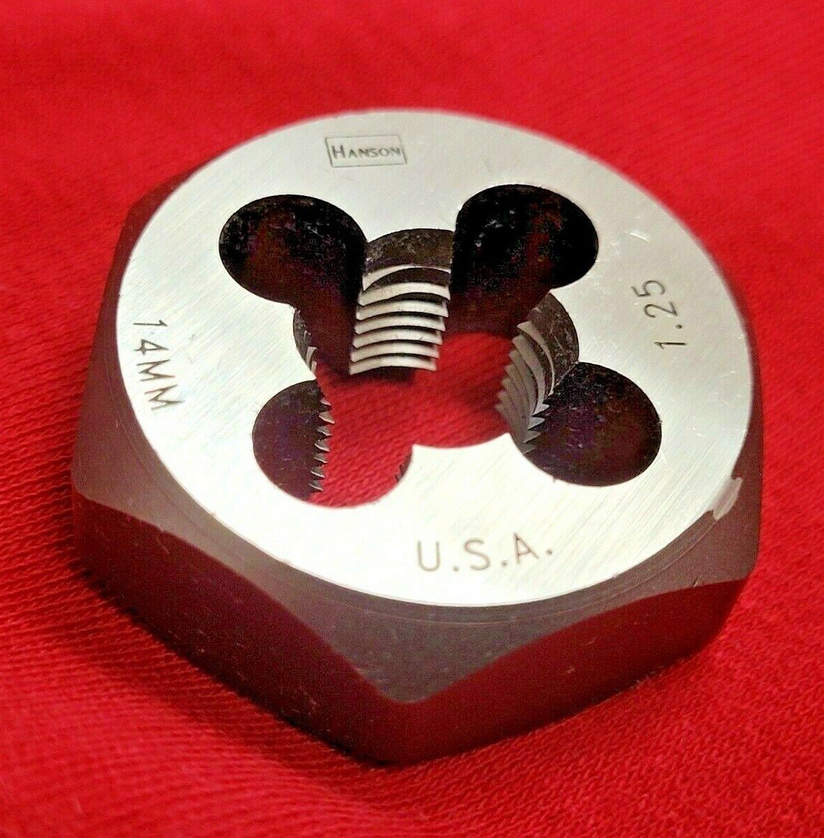 M14 X 1.25 Metric 1.4″Hex Die Irwin Hanson 6949 ZR 14MM CS Rethread USA RH