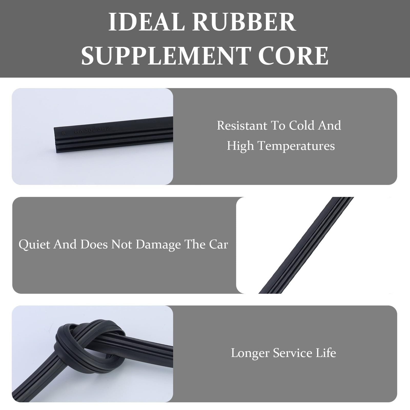 4pcs 32inches 800mm Windscreen Wiper Replacement Rubbers Rubber Universal, Windshield W…