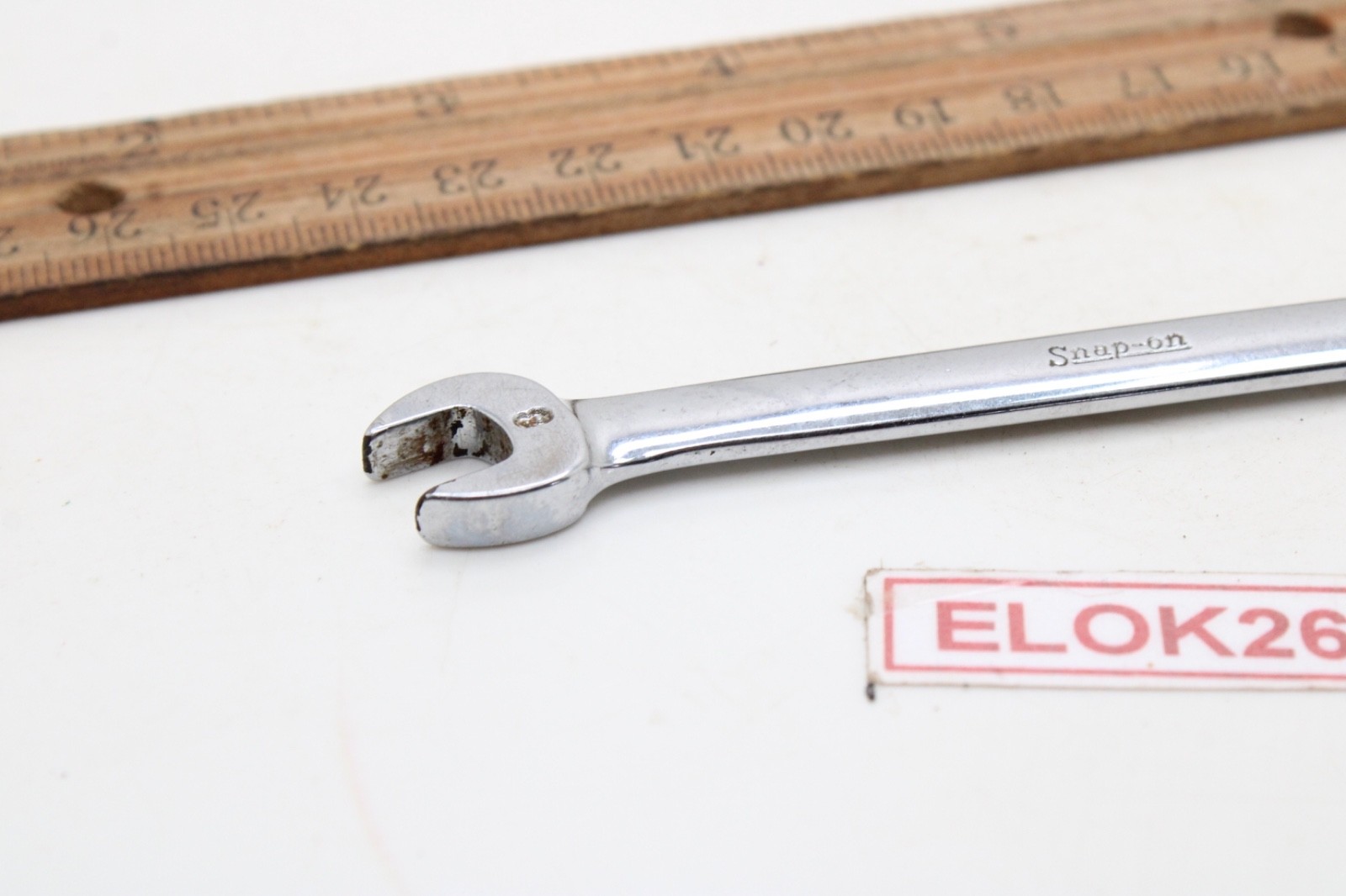 Snap-on Tools VOM810 8mm x 10mm Metric Double Open End Wrench 4.5″ USA