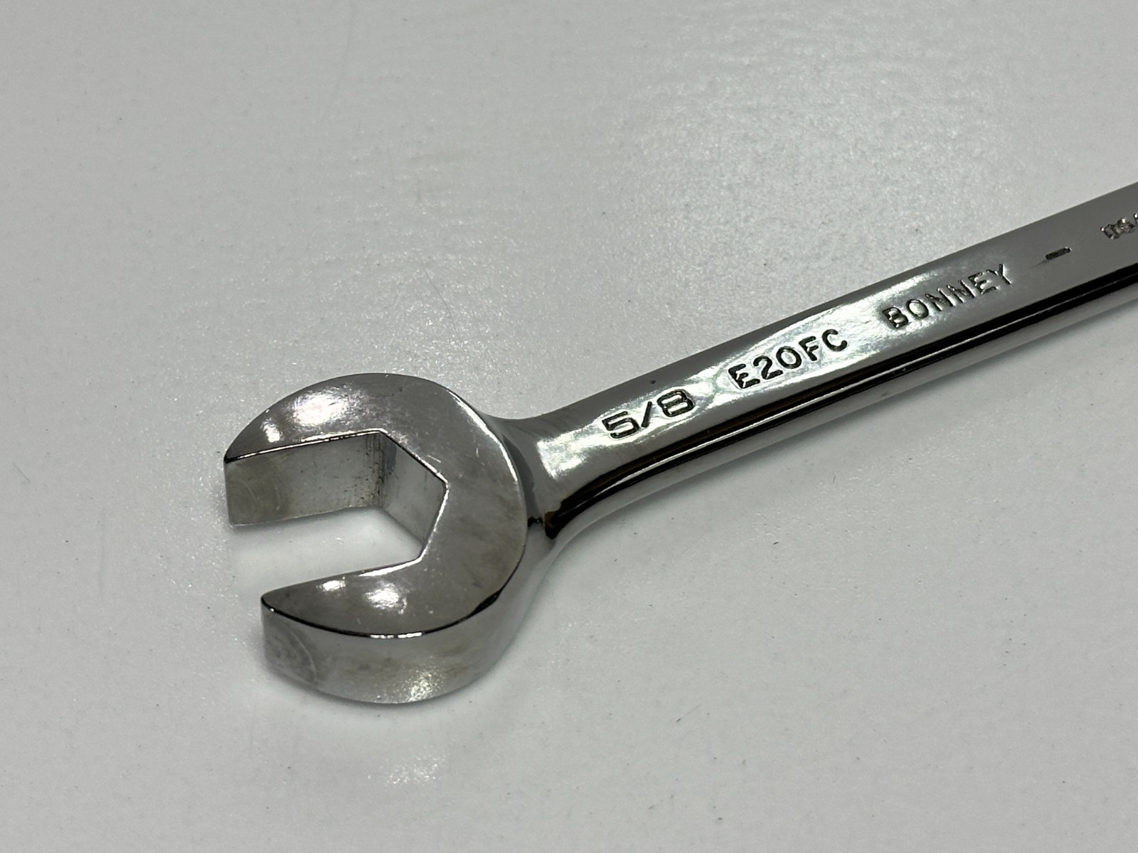 NOS Bonney Tools USA E20FC Chrome 5/8″ SAE Flare Nut Line Combination Wrench