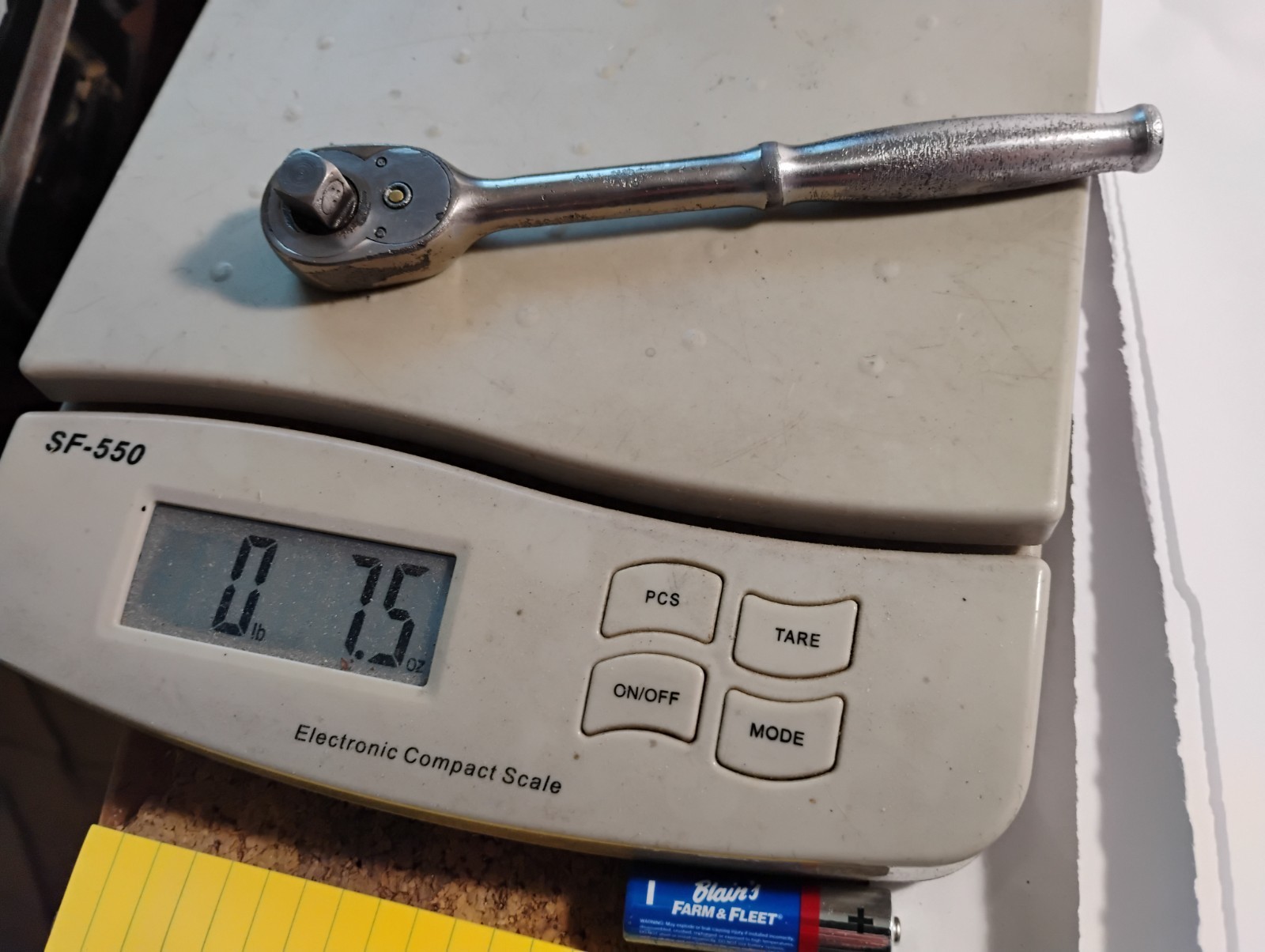 Vintage Snap On 3/8 Drive Ferret Ratchet F-70N