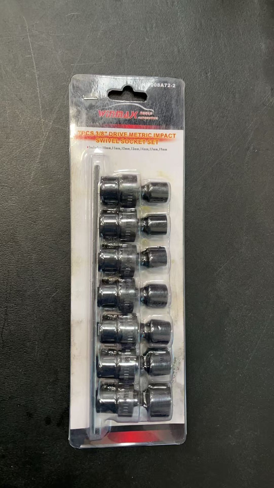 7PC 3/8″ Drive Metric Universal Impact Socket Set,10mm11mm12m13mm14mm17mm19mm