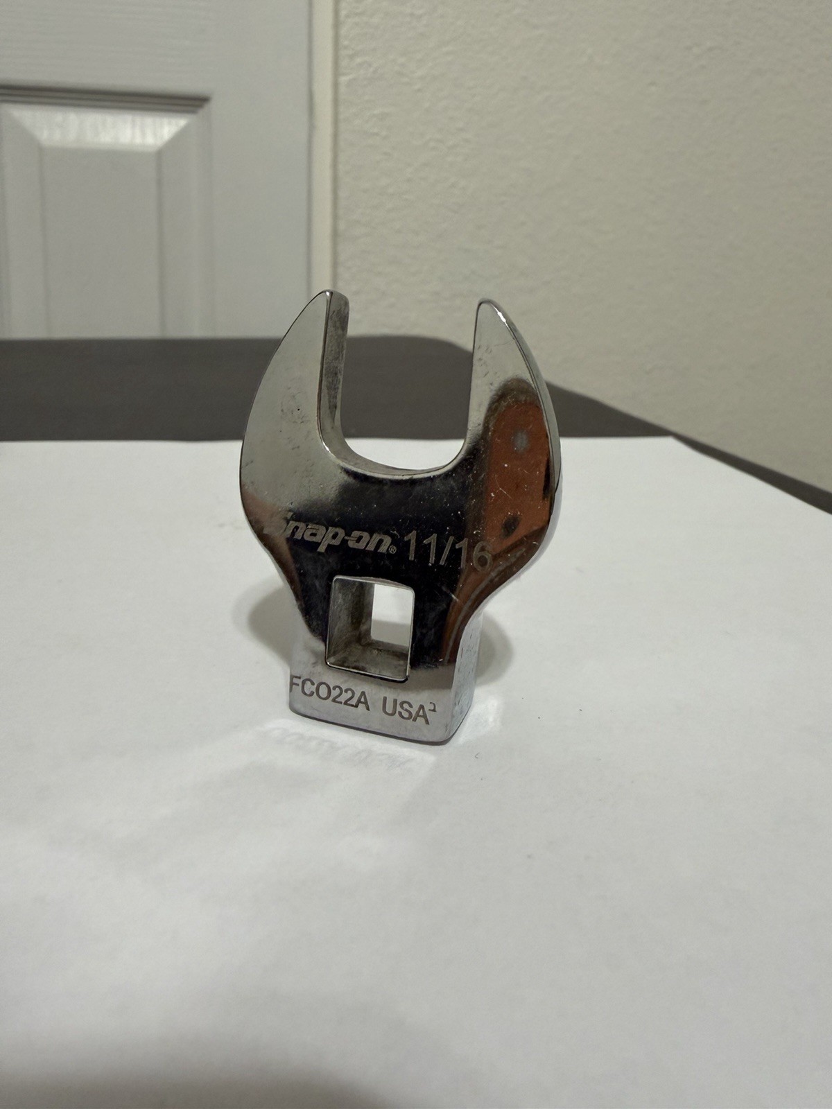 SNAP ON 3/8″ Drive SAE 11/16″ Open-End Crowfoot Wrench FCO22A