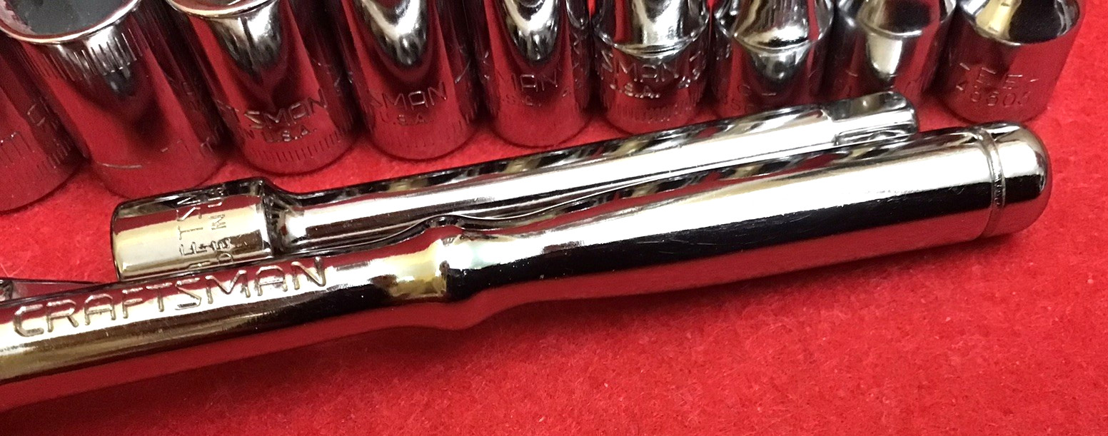 NEW CRAFTSMAN USA 1/4” DR. METRIC SHALLOW( 14PC. ) SOCKET SET 4-14mm