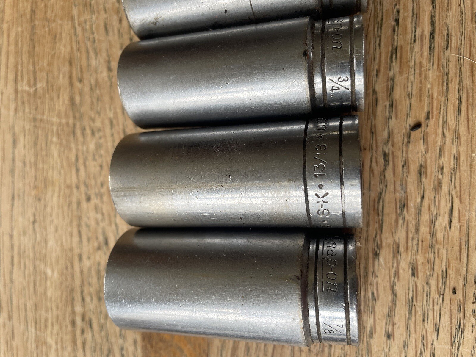 Snap-on Sae 3/8 Drive Deep Socket Set SK Mac 5/16 – 7/8 Snapon Snap On