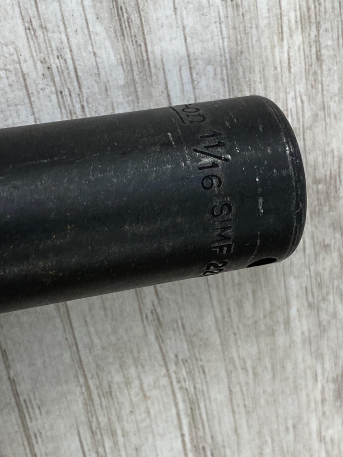 Snap-on Tools USA 3/8″ Drive 11/16″ SAE Deep 6 Point Impact Socket SIMF220