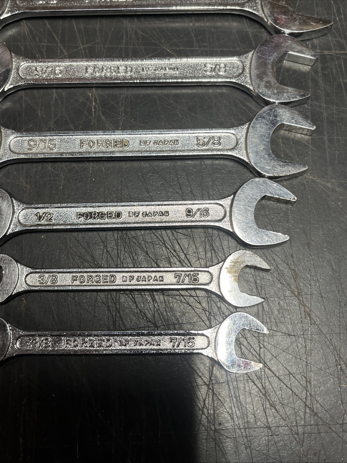Vintage Sears Double Open End Wrenchs SAE W/ Original Bag 1 Size Missing +extra