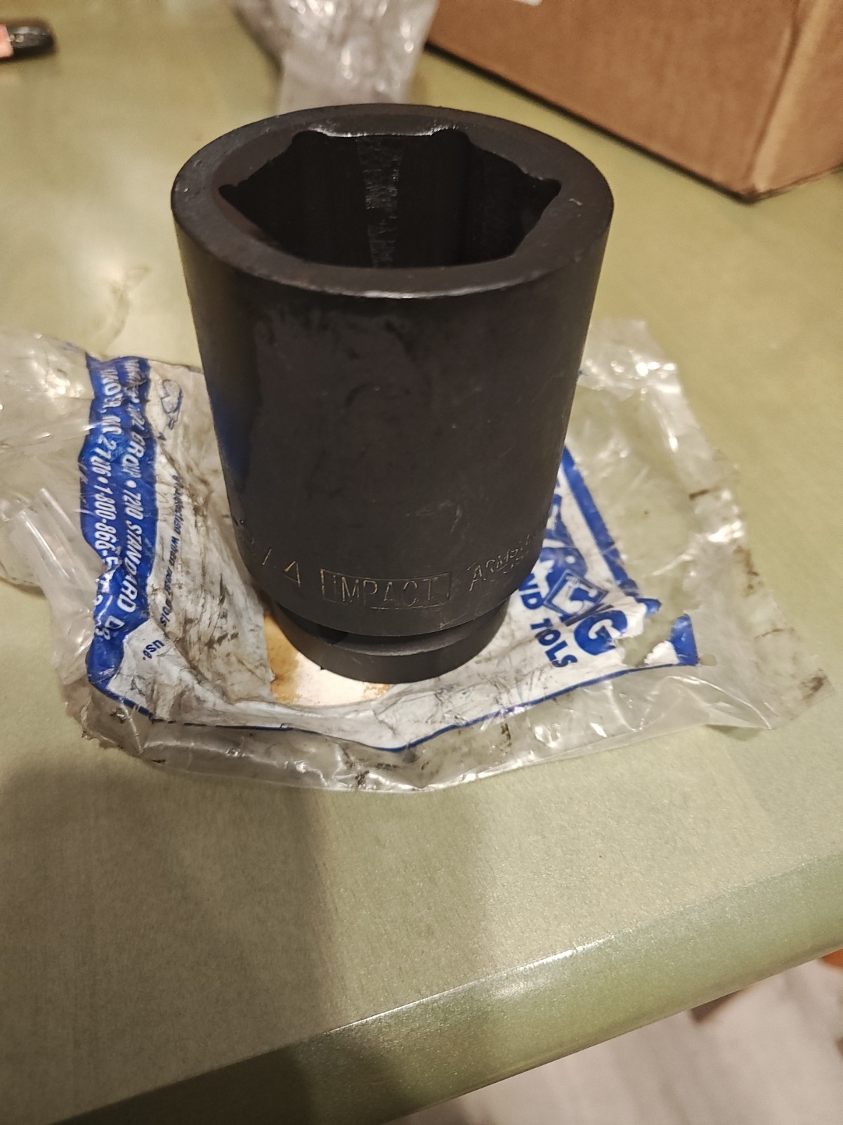 Armstrong 1″ Drive 1-3/4″ Deep Well Impact Socket 22-264 New Old Stock