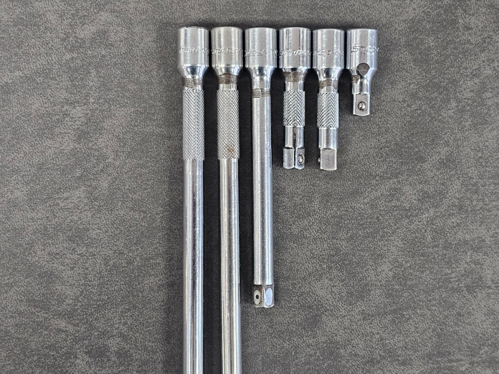 Snap-On 6pc 1/4″ Drive Extensions TMX1 TMXK2 (x2) TMX4 TMXK80 TMXK110
