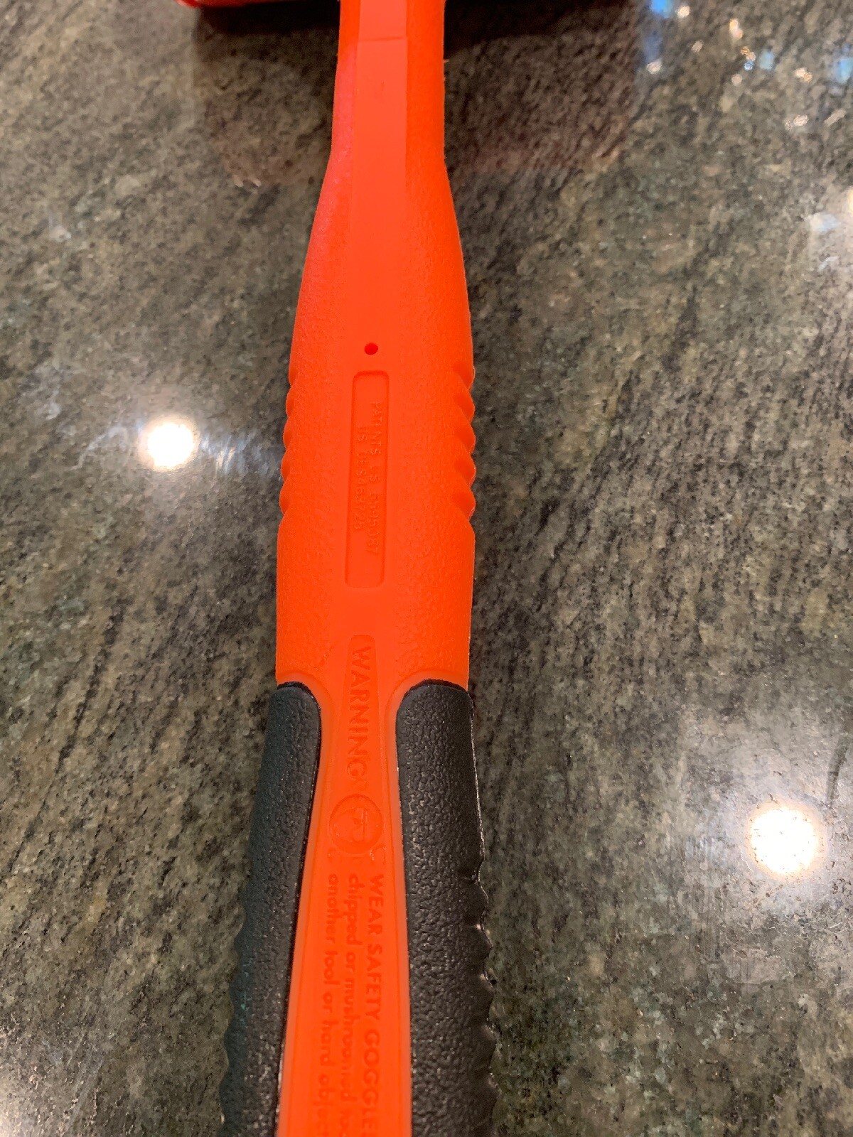 Snap-On hbfe48 48 ounce soft grip dead blow hammer orange