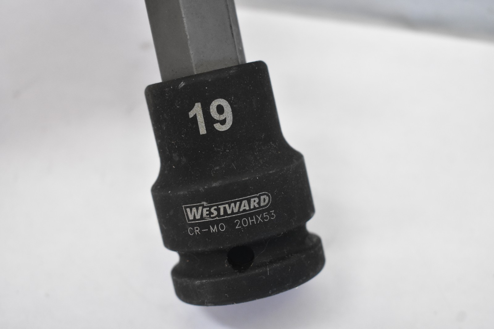 Westward 20HX53 Hex Impact Socket 3/4″ Drive 19mm Black Steel Genuine OEM