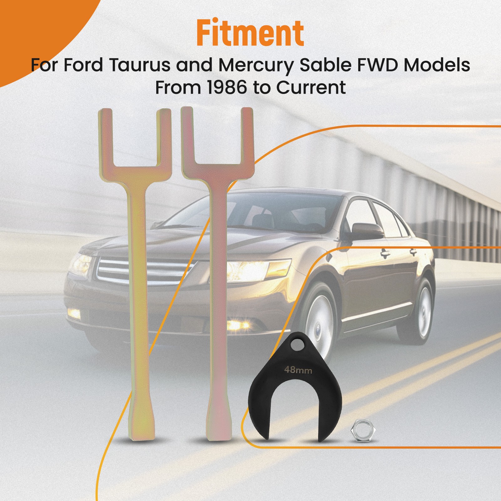 Inner CV Axle Removal Tool Kit & Front Wheel Drive Axle Puller for Most Vehicles