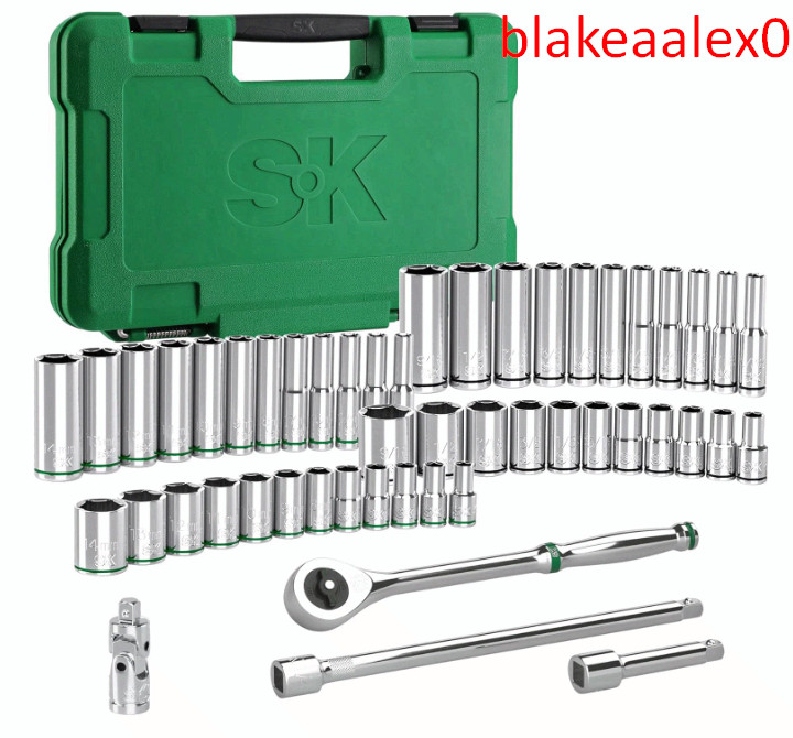 1/4″ Drive Socket Set 50PC SAE/Metric w/ Ratchet, CR-V & Storage Case