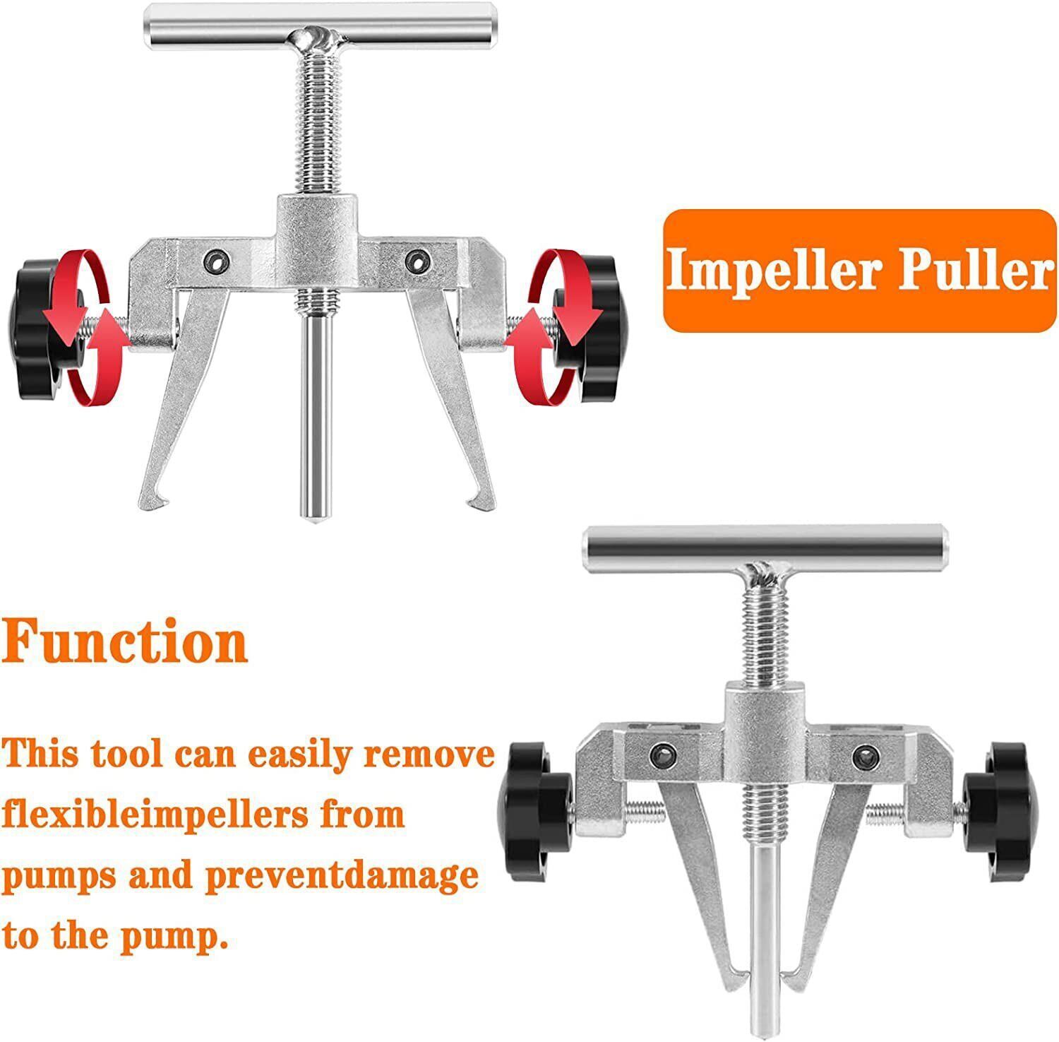 660040-1 Impeller Puller 2-1/4″ to 2-9/16″ for Jabsco Pump 50070-0040 50070-0200