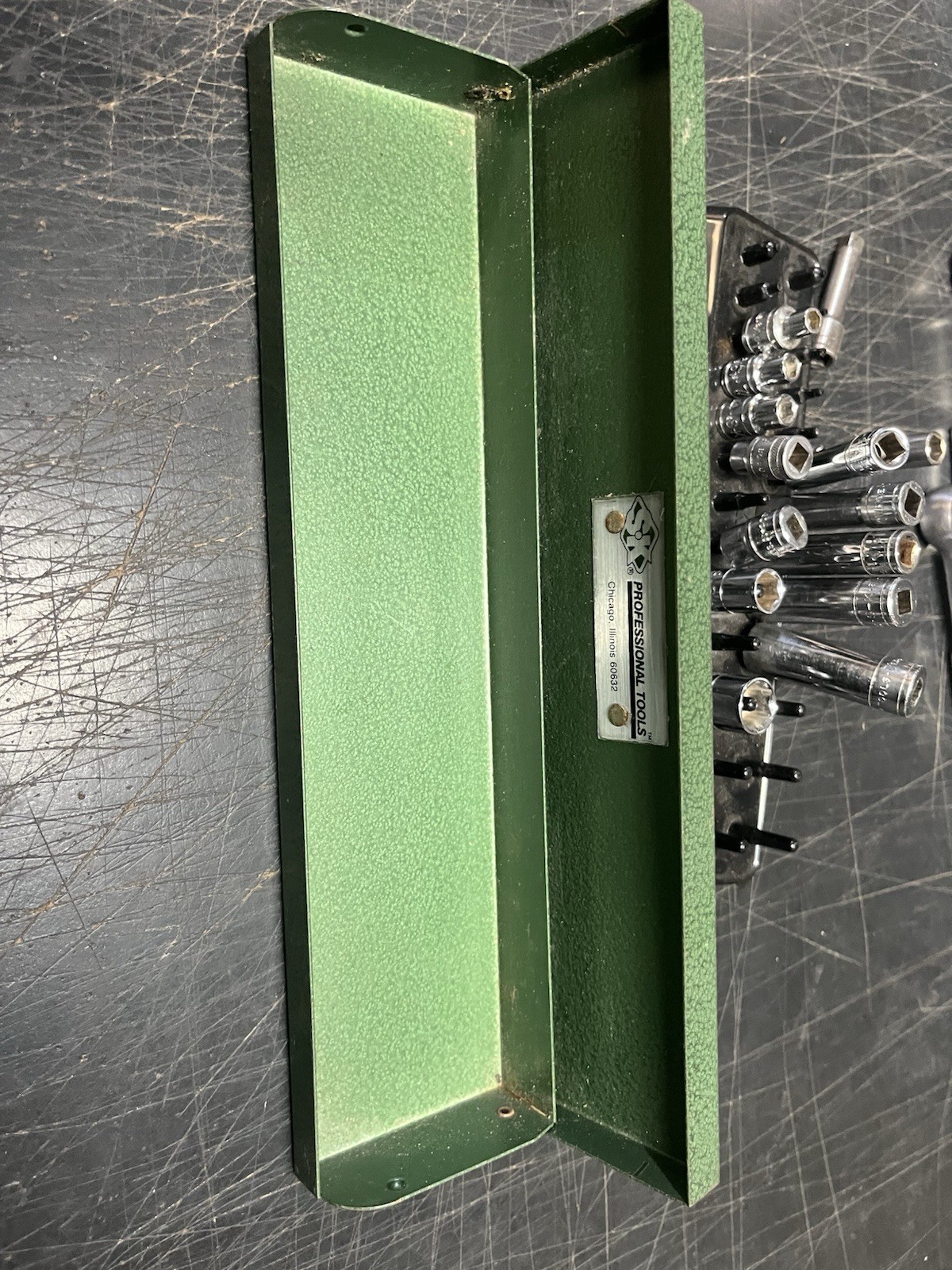 SK Tools 2 Incomplete 1/4” Drive Socket Sets W/ Ratchets & Metal Cases USA Made