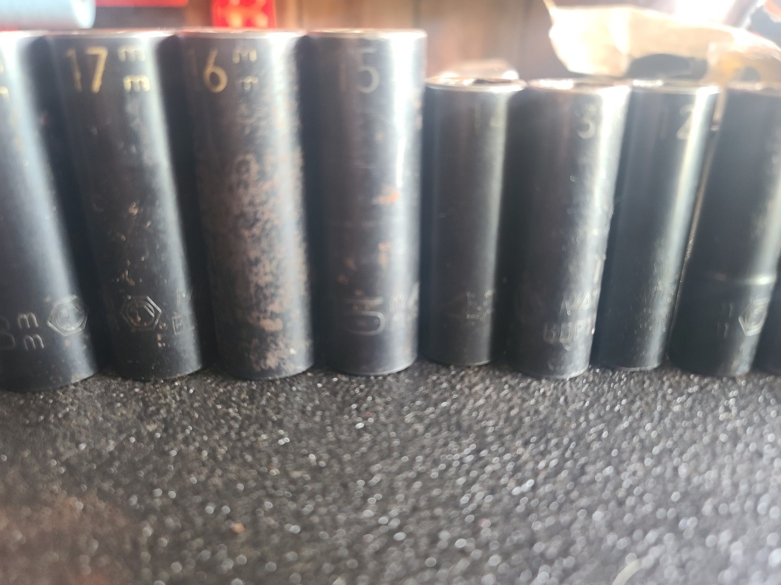 Matco Tools USA 12pc 3/8” Drive Metric Deep Impact Socket Set – 6 Point – 8-19mm