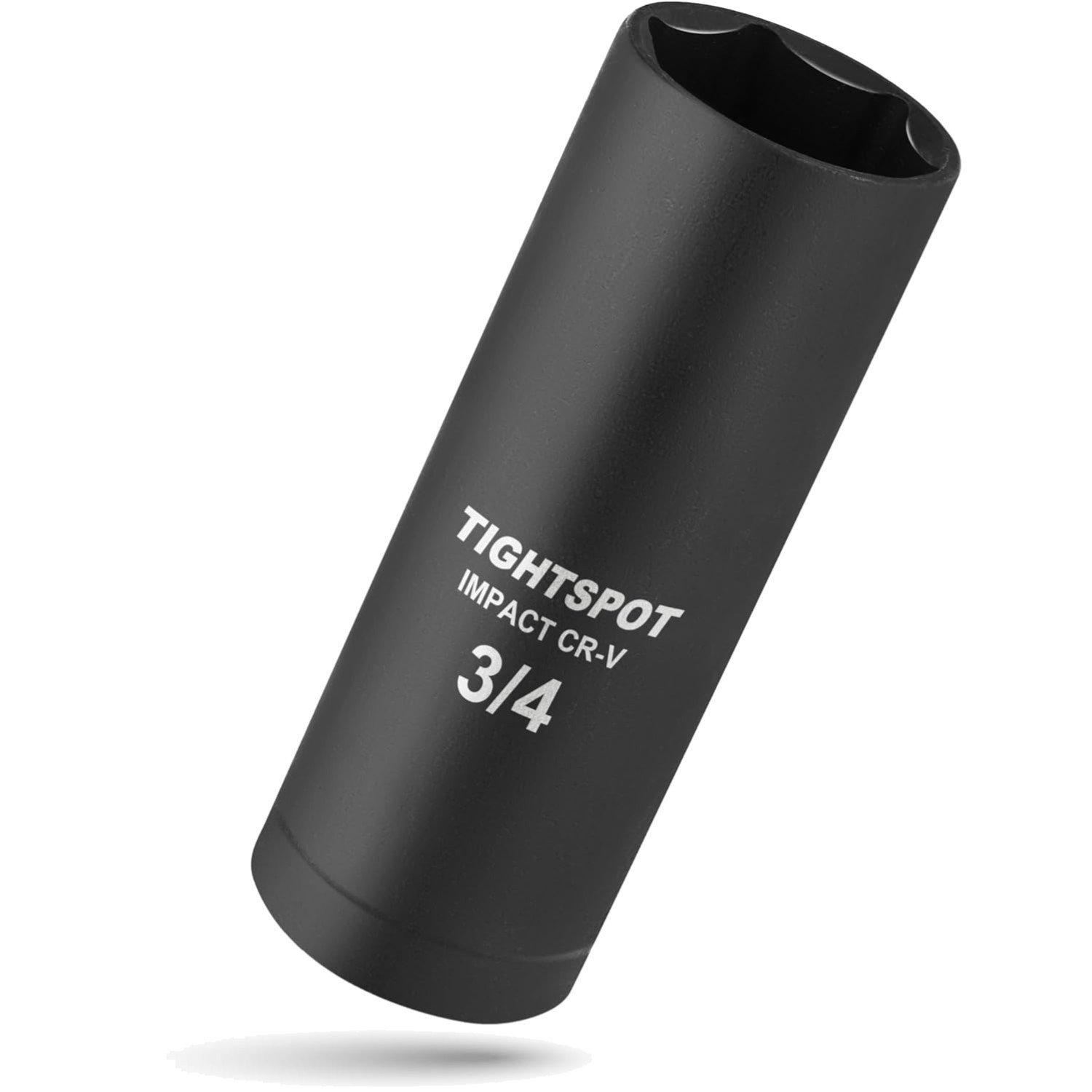 Heat-Treated 1/2 Inch Drive Deep Impact Socket – 3/4 Inch Anti-Rounding Design