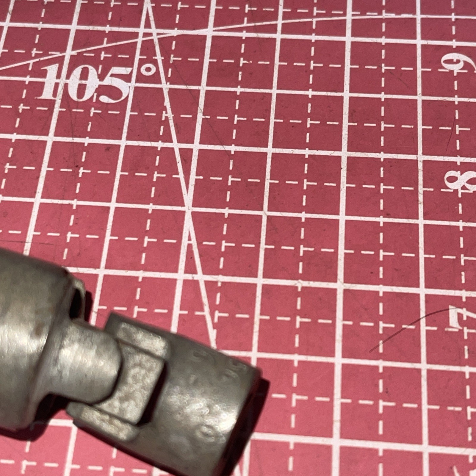 Vintage Wright USA MU56 11/16 In SAE 3/8 drive 12 Point Swivel Wobble socket