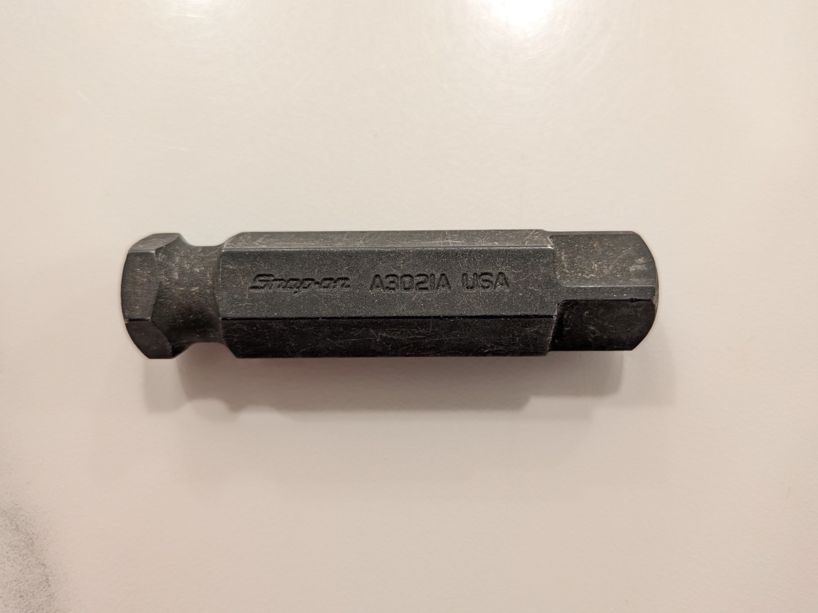 Snap-on 3/8″ Hex to 3/8″ Square Drive Power Adapter Pinned A3021A USA