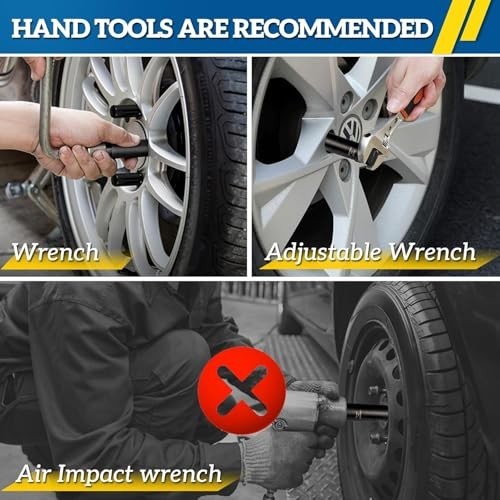 7 Spline Lug Nut Key Set – Thin Wall Socket Tool Kit for Aftermarket Wheels, Cr-