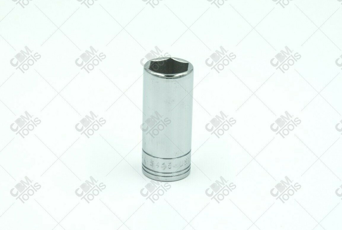 SK Hand Tools 8415 3/8″ Dr. 15mm 6pt Deep Metric Chrome Socket