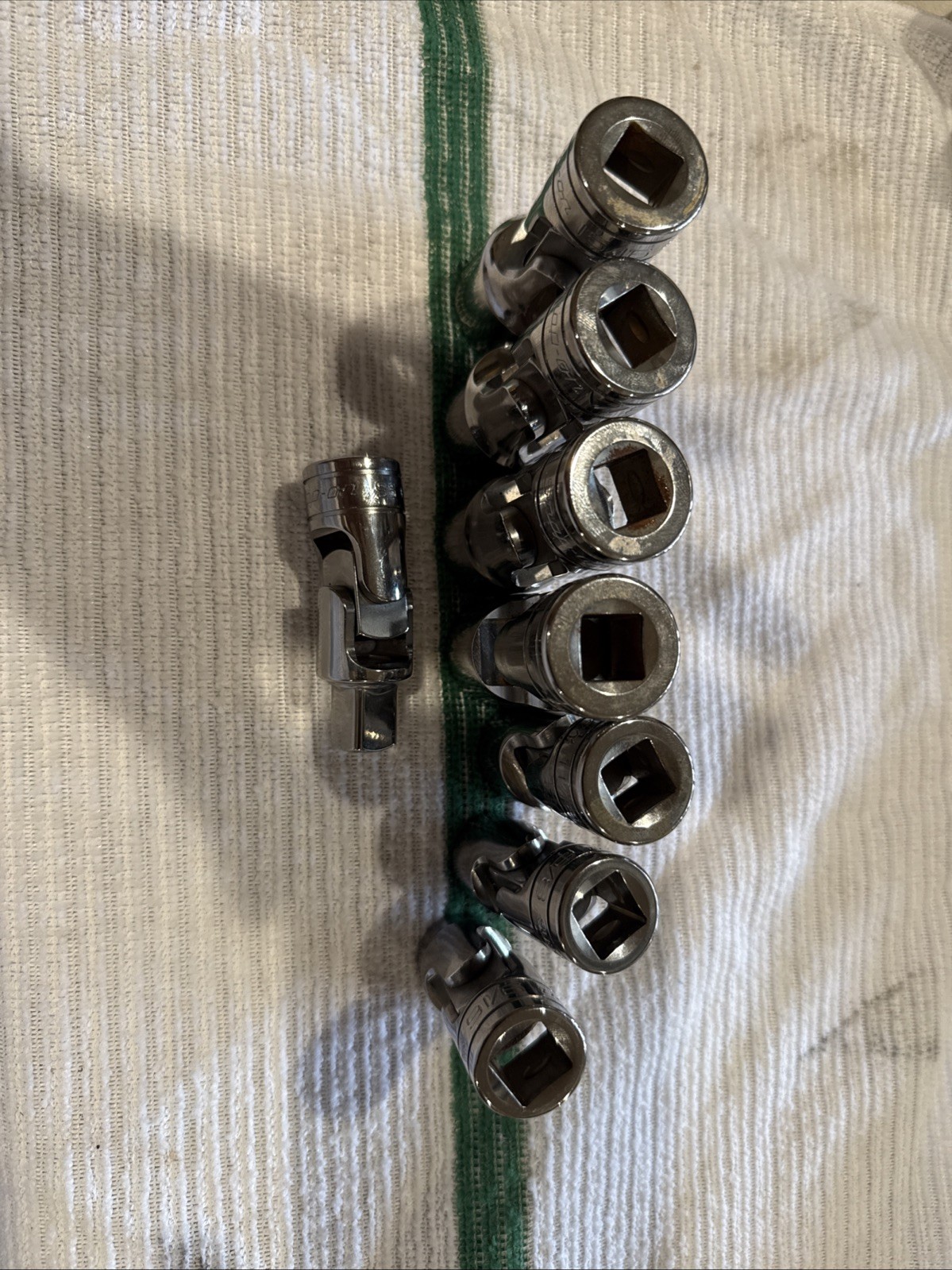 snap on swivel sockets 1/2 Drive 6 Pt 15/16,7/8,13/16,3/4,11/16,9/16, 2-1/2 Ex.