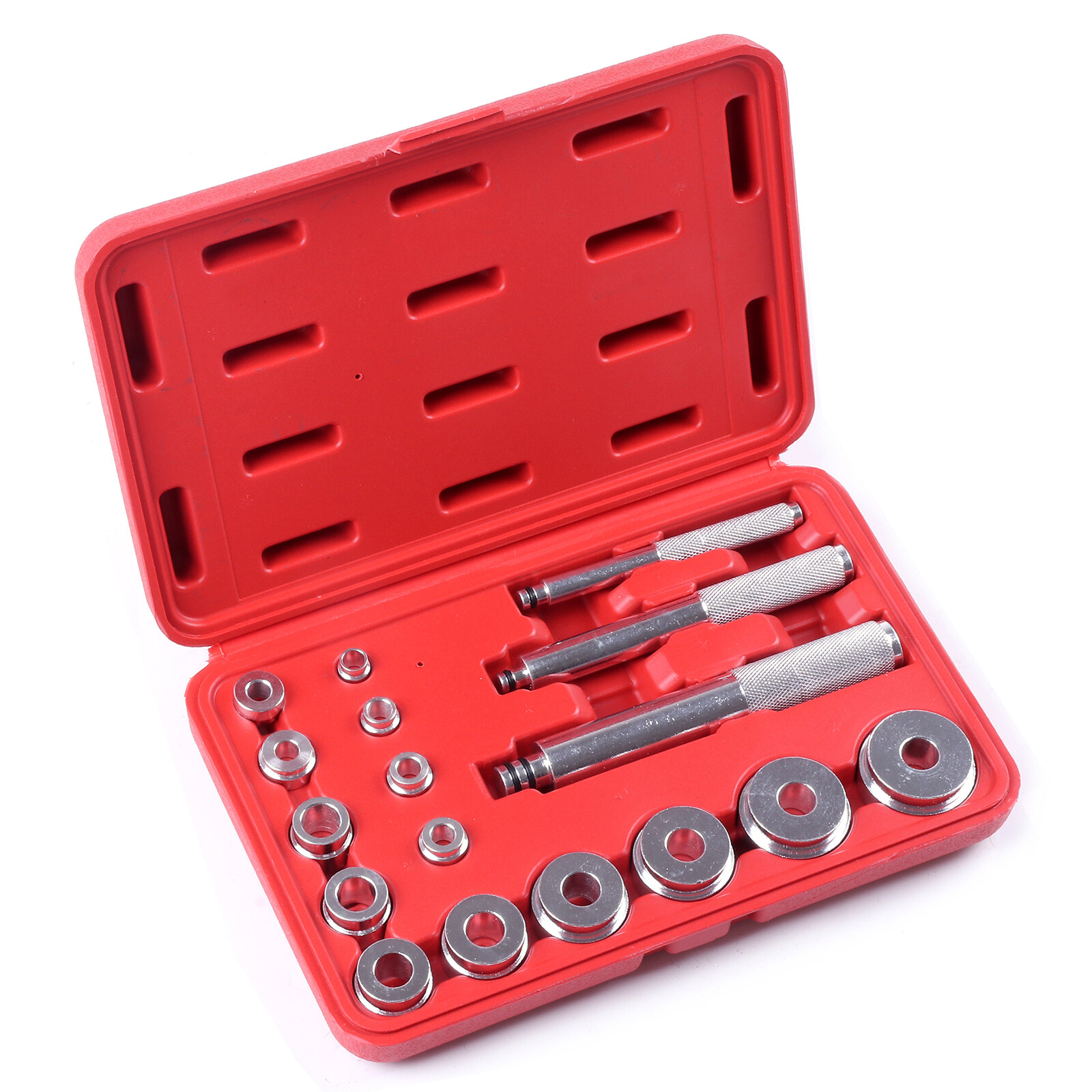 17PCS Universal 10-42mm Car Wheel Bearing Race Seal Bush Driver Master Tool Kit