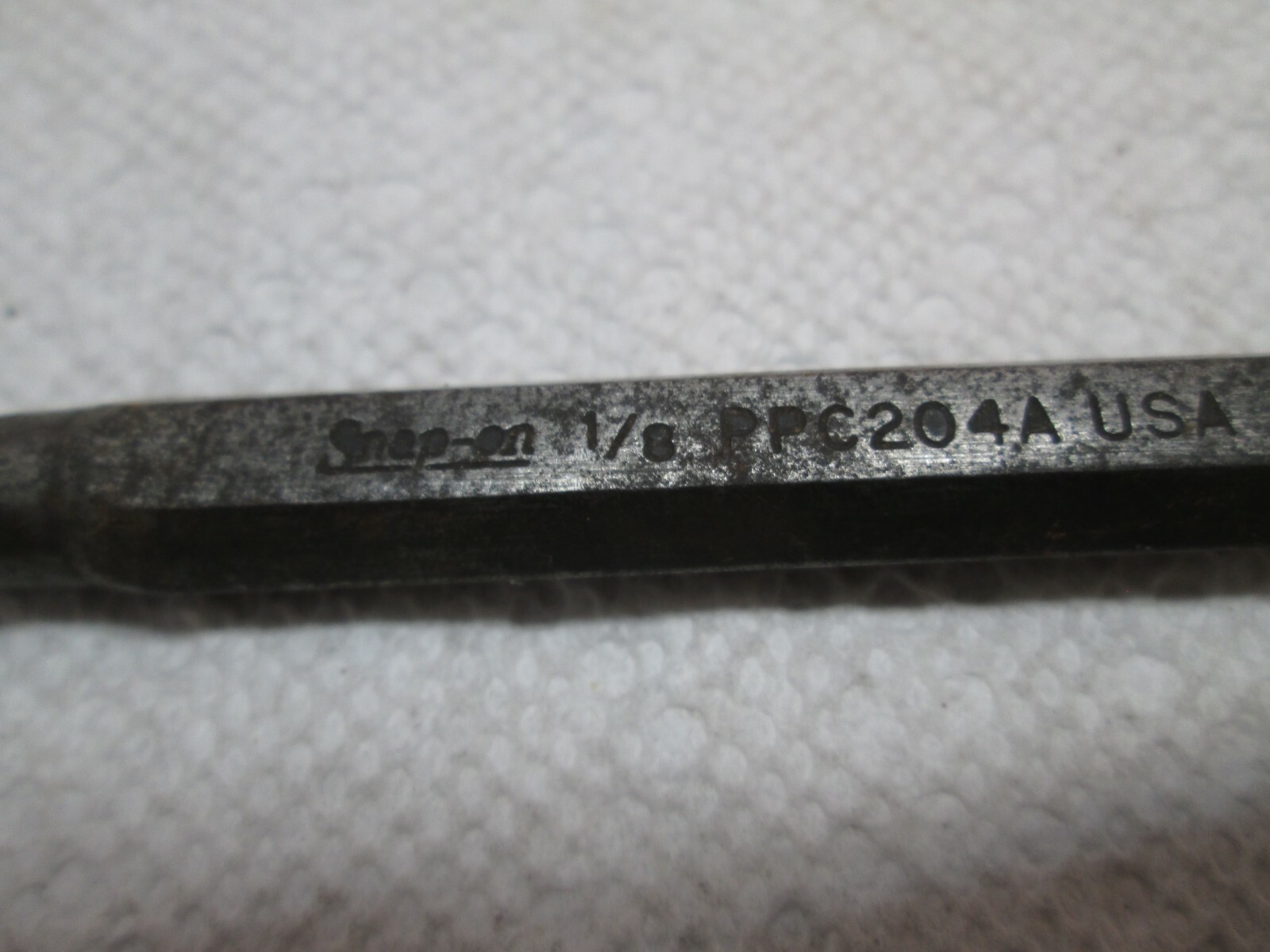 Snap-on Tools 5-3/4″ long 1/8″ Point Starter Punch 3/8″ hex PPC204A