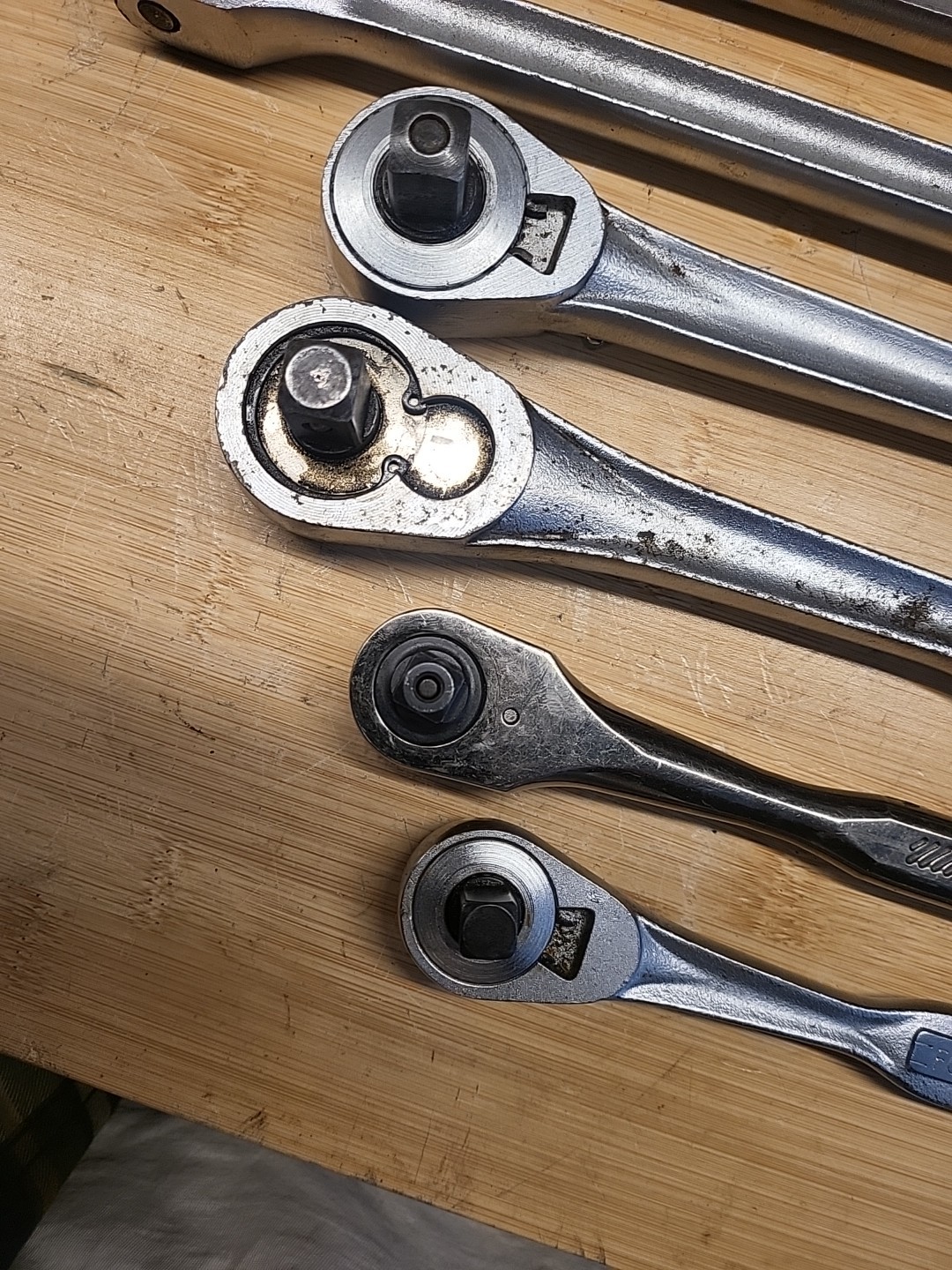 Craftsman Ratchet And Breaker Bar Lot 1/2 And 3/8 Inch