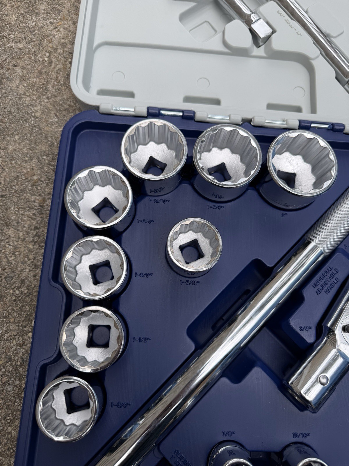 Williams 20 PC 3/4 Dr Rugged Case System Set Socket Set (Snap on)