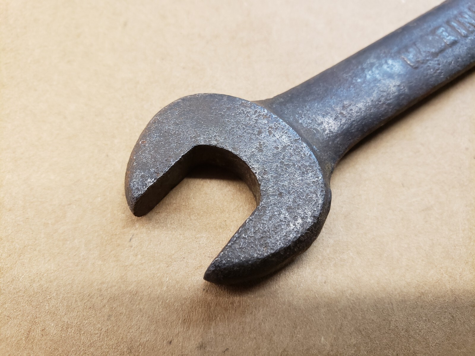 Vintage Drop Forged USA 94 9/16″ 5/8 Unmarked Combination Double Open End Wrench