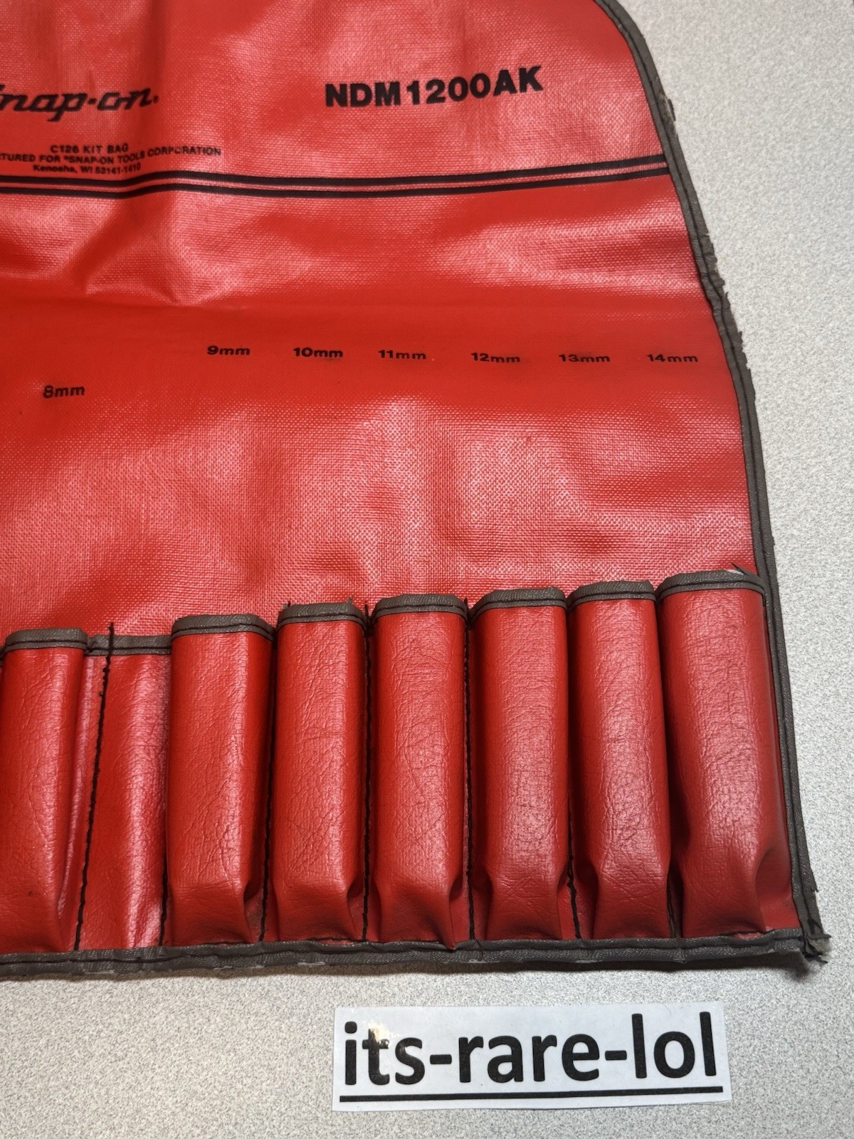 Snap-on NDM1200AK C126 Kit Bag Pouch for Insulated 12pc Metric Nut Driver Set