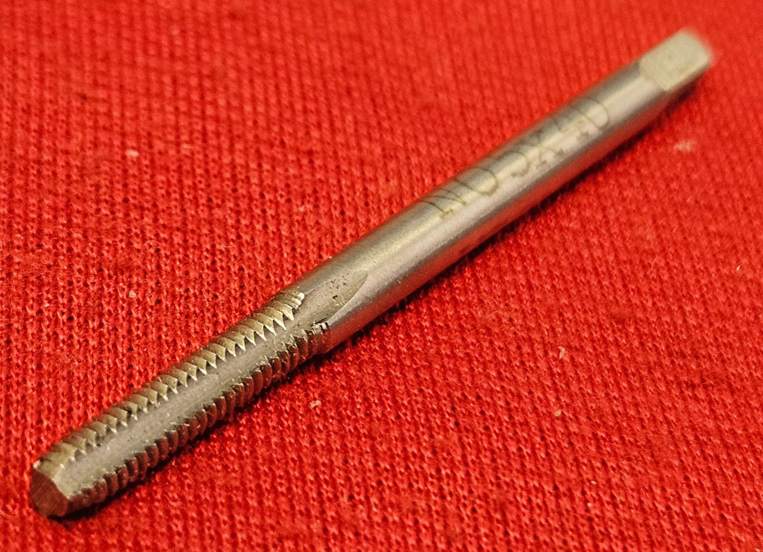 5-40 NC Bottom Hand Tap Irwin Hanson 1216 ZR 3FL Carbon Steel USA