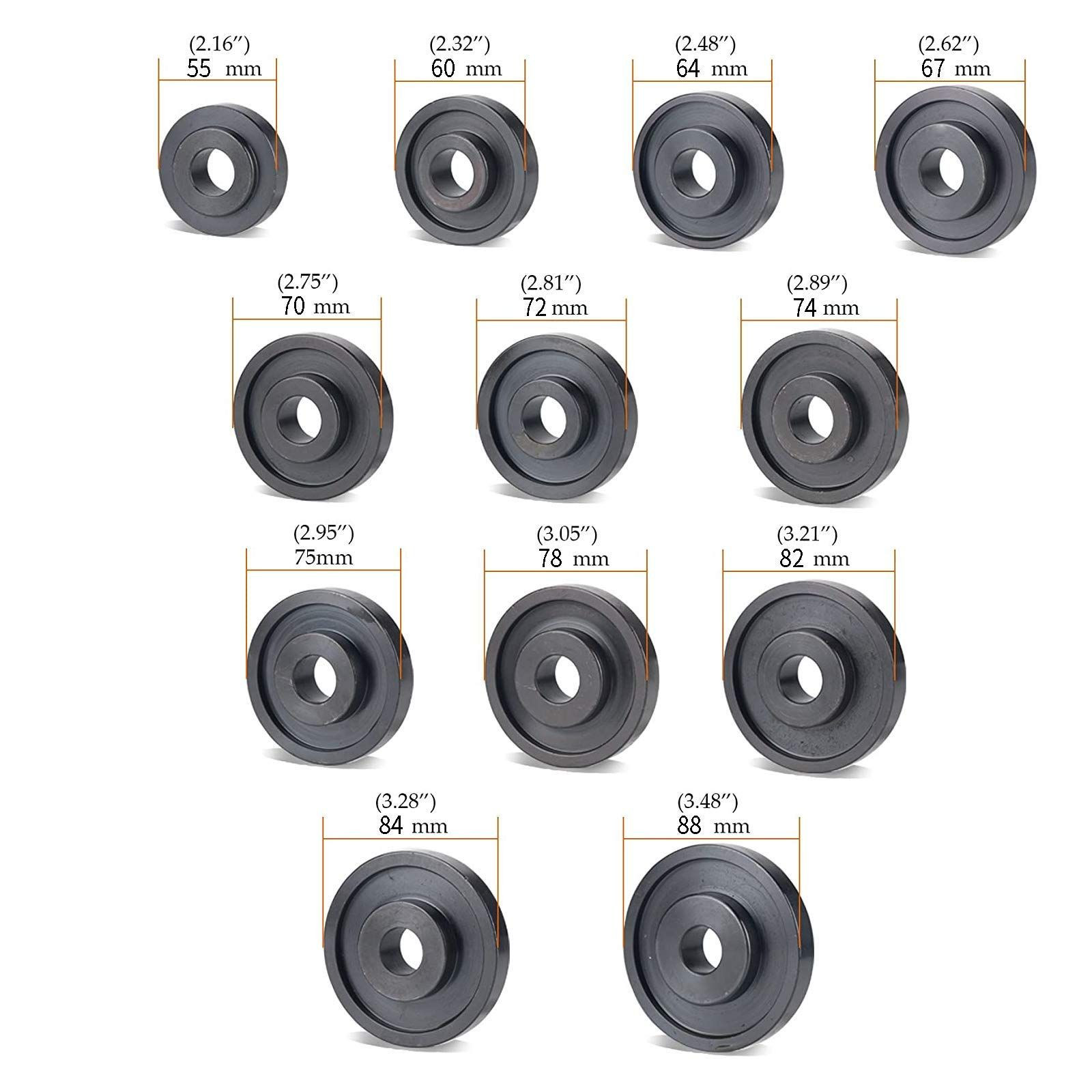 WINMAX TOOLS AUTOMOTIVE 23 Pcs FWD Front Wheel Drive Bearing Adapters Puller…