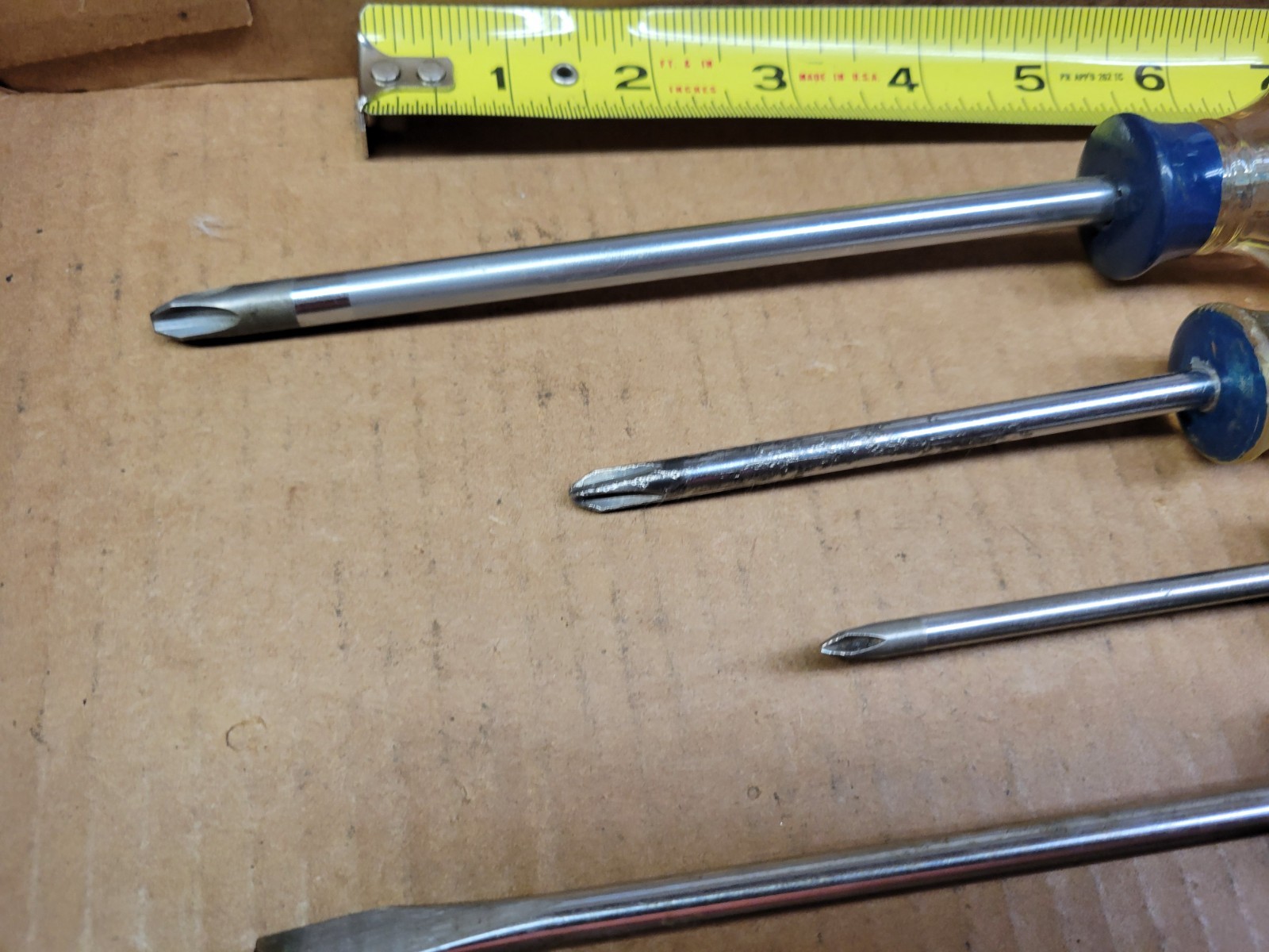Craftsman Professional 7-Piece Clear Handle Screwdriver Set / Lot